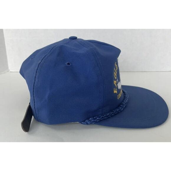 Vtg Trucker Hat Eagle Picher EP Tractor Hat Robotics Blue Adjustable Koti - Picture 5 of 7